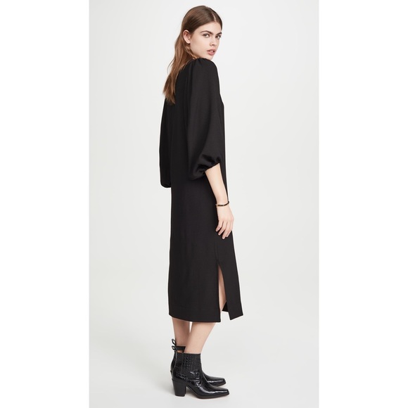 Ganni Heavy Crepe Dress - Picture 3 of 5